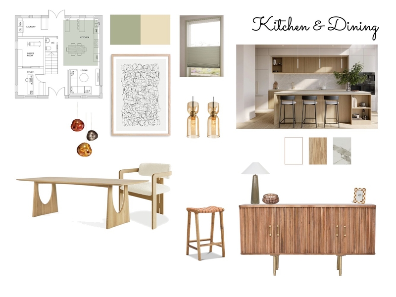 Module 9 Kitchen & Dining Mood Board by maymay814 on Style Sourcebook