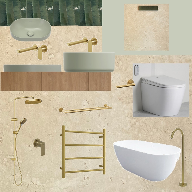 Ensuite Mood Board by Cobblestone Studios on Style Sourcebook
