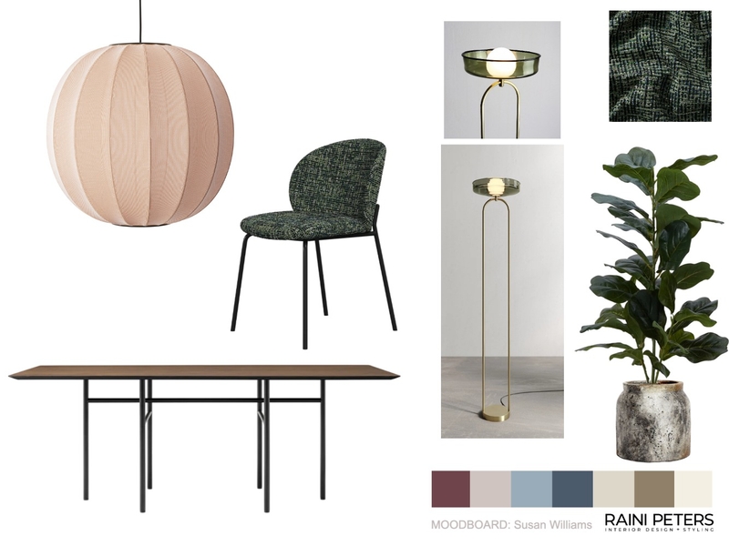 Susan Willams moodboard dining area Mood Board by Interior Design Team on Style Sourcebook