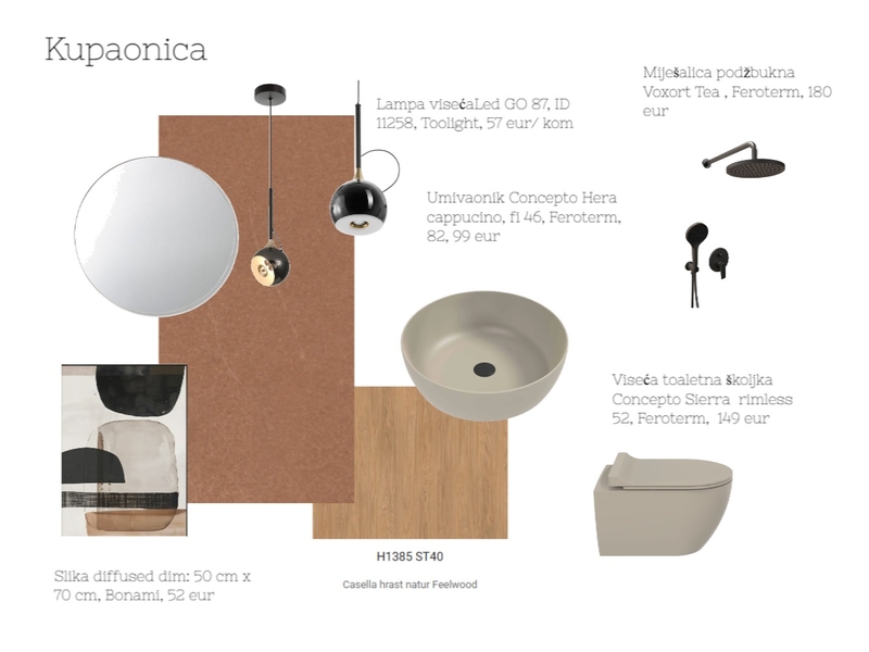 Kupaonica Ivan Mood Board by acikovic on Style Sourcebook
