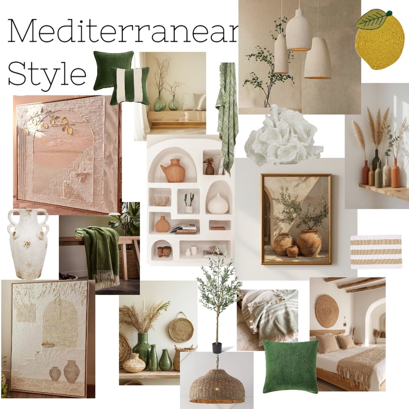 Mediterranean Style Mood Board by cherieando on Style Sourcebook