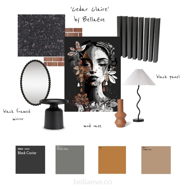 Cedar Claire by BellaEve Mood Board by Jela Bandojo on Style Sourcebook