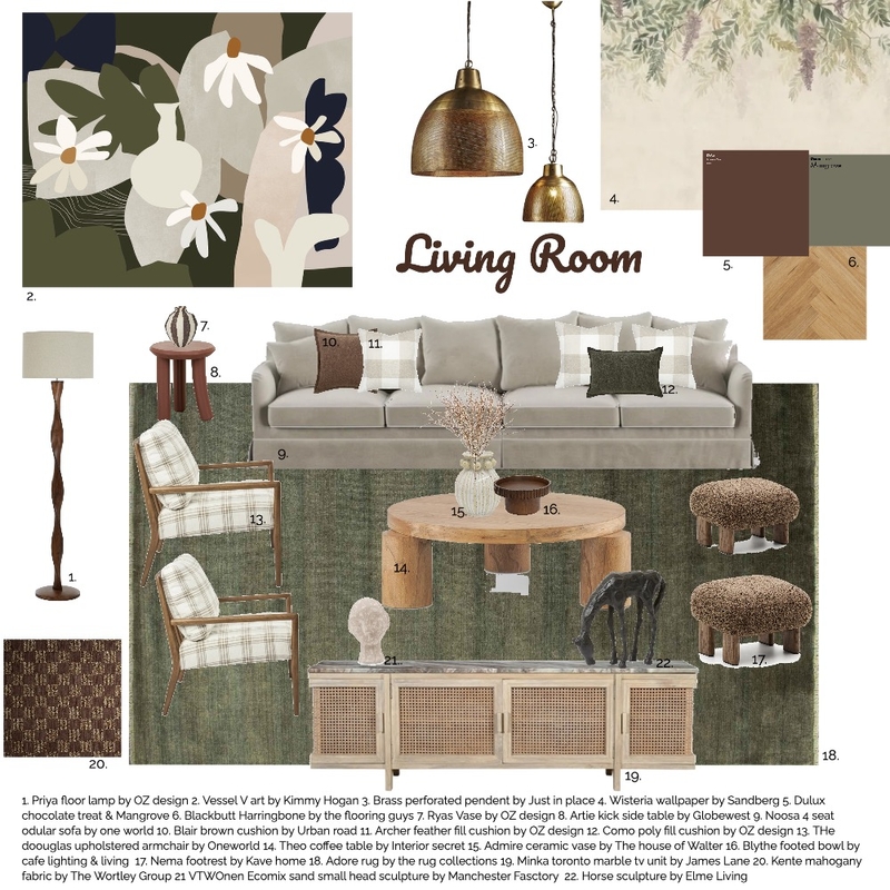 IDI Living Room Mood Board by Studio7 Stylings on Style Sourcebook
