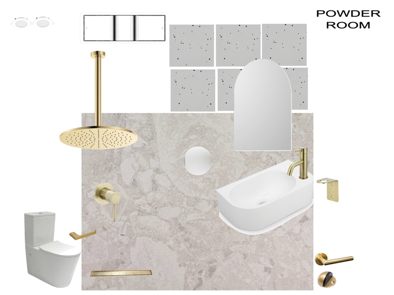 Powder Room Mood Board by NookNest Pty Ltd on Style Sourcebook