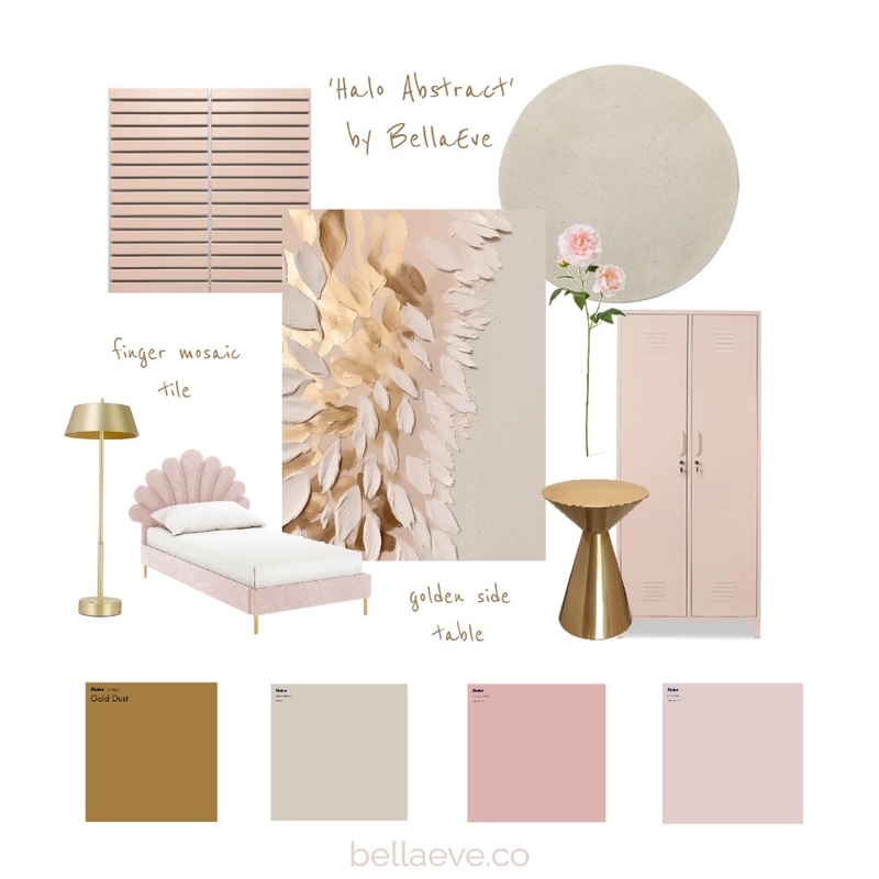 Halo Abstract Mood Board by Jela Bandojo on Style Sourcebook