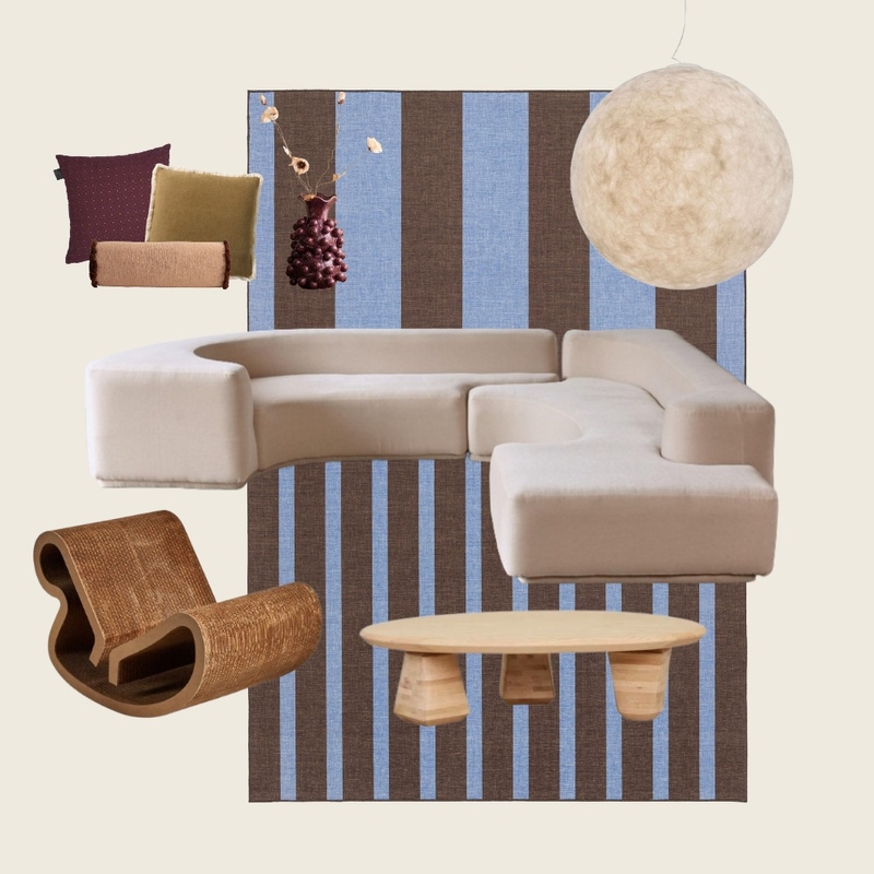 Midcentury Lounge by Janelle Mood Board by Miss Amara on Style Sourcebook