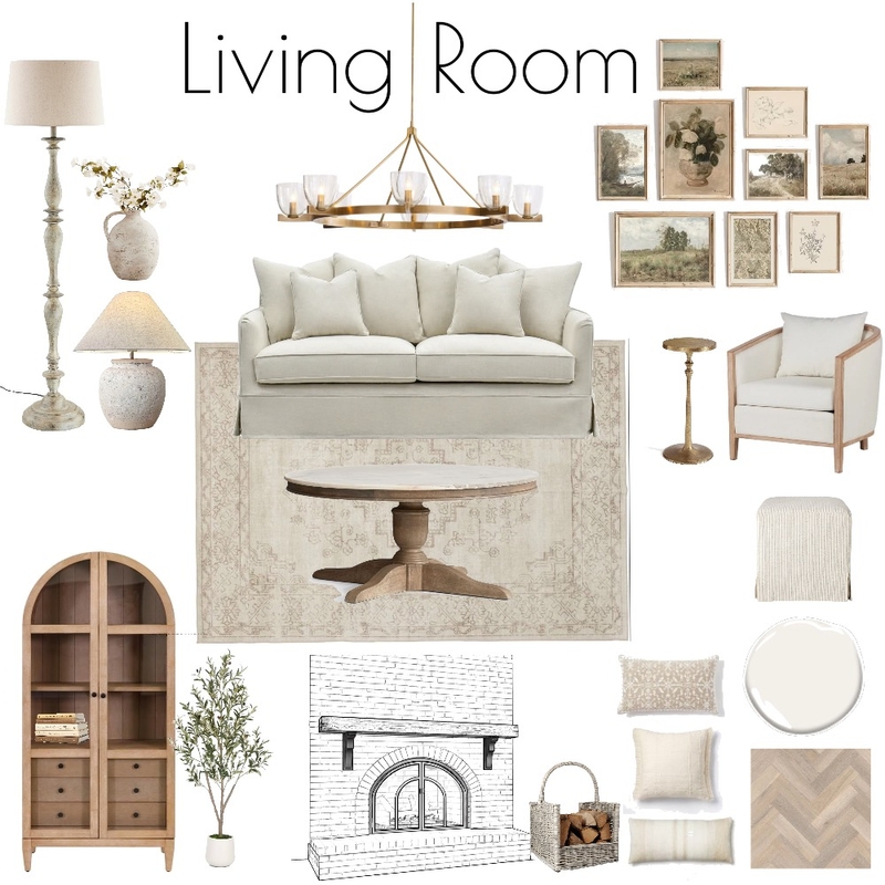 Living Room Assignment 9 Mood Board by JessicaRoseMuller on Style Sourcebook