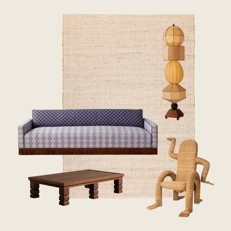 Coastal Eclectic Lounge by Janelle Mood Board by Miss Amara on Style Sourcebook