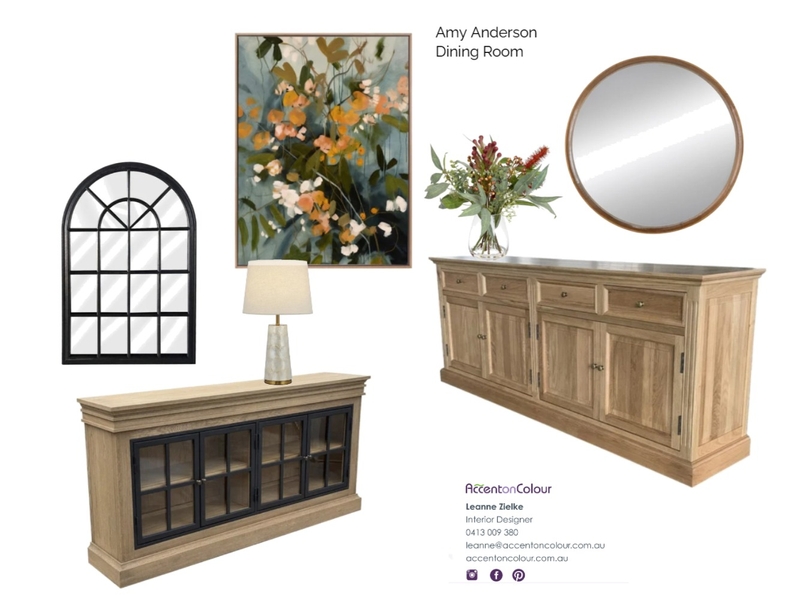 Dining Room AA Mood Board by Accent on Colour on Style Sourcebook
