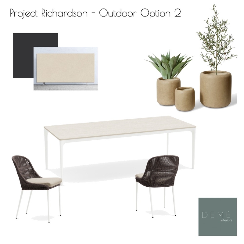 Outdoor Option 2 Mood Board by Demé Interiors on Style Sourcebook