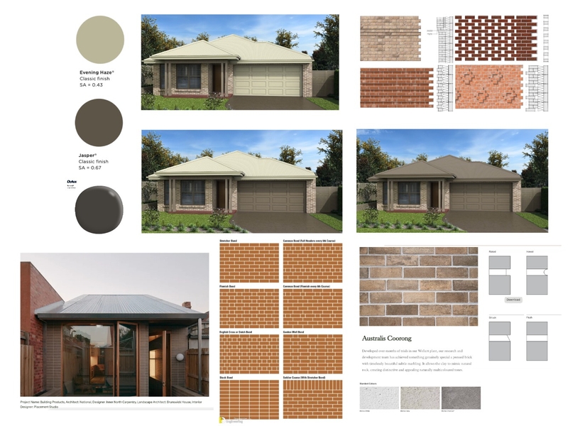 O'Connor Exterior - Brick and Roof Mood Board by Helenak on Style Sourcebook