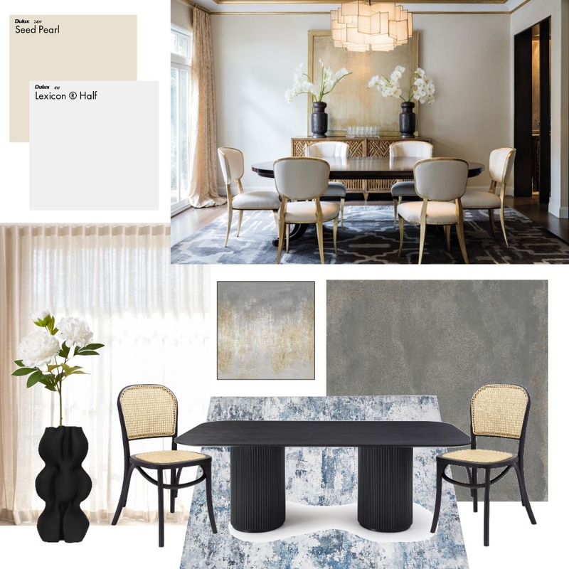 Modern Glam Dining Mood Board by Ar. She on Style Sourcebook
