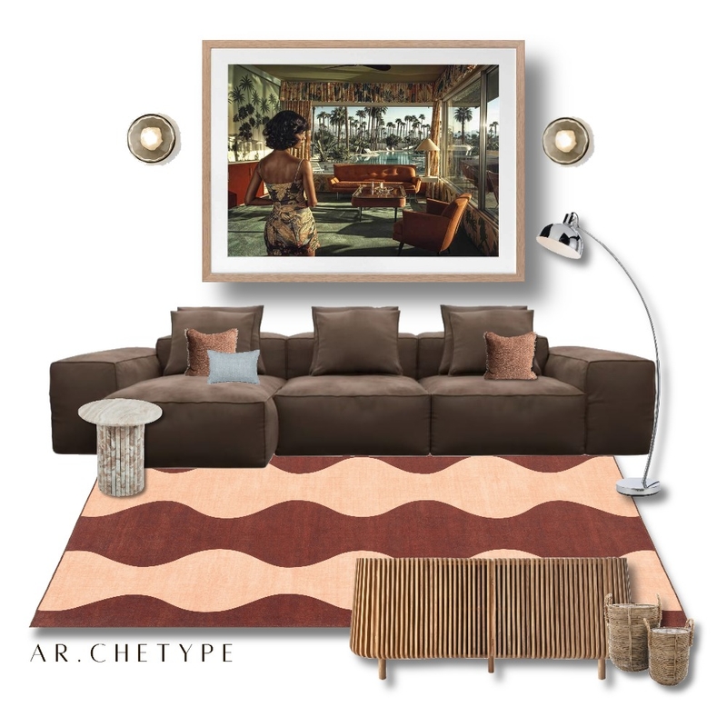 Choc Cherry Living Room Mood Board by AR.CHETYPE DESIGN on Style Sourcebook