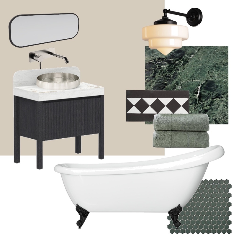 Prada Green - Bathroom Mood Board by TALOSTONE on Style Sourcebook