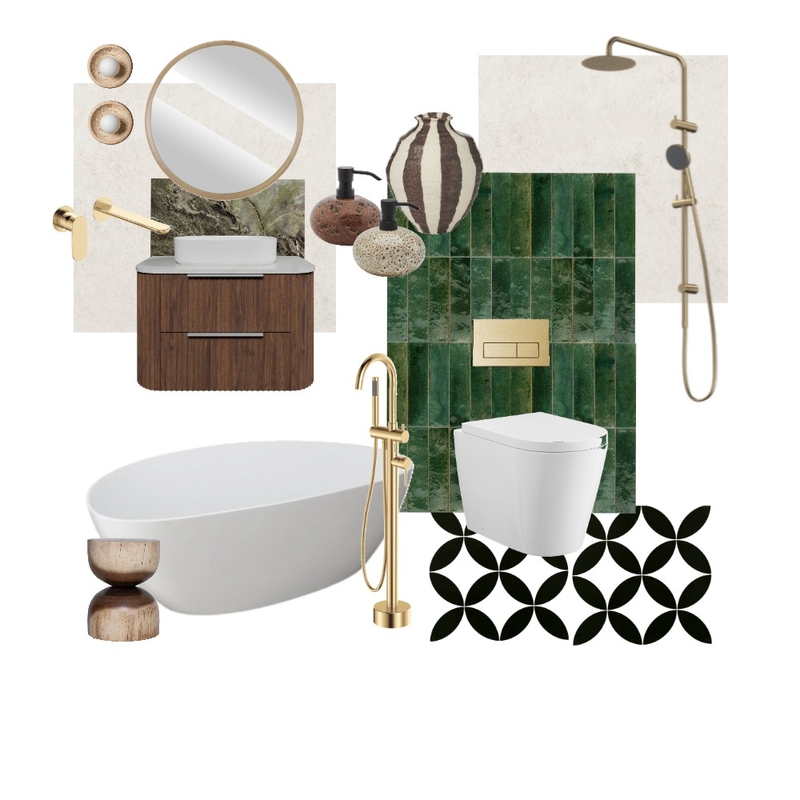 Cabin Bathroom Option 2 Mood Board by Studio7 Stylings on Style Sourcebook
