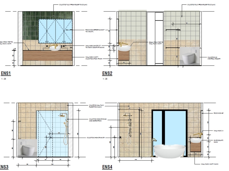 Ensuite View Mock Up - Boodget Mood Board by Cobblestone Studios on Style Sourcebook