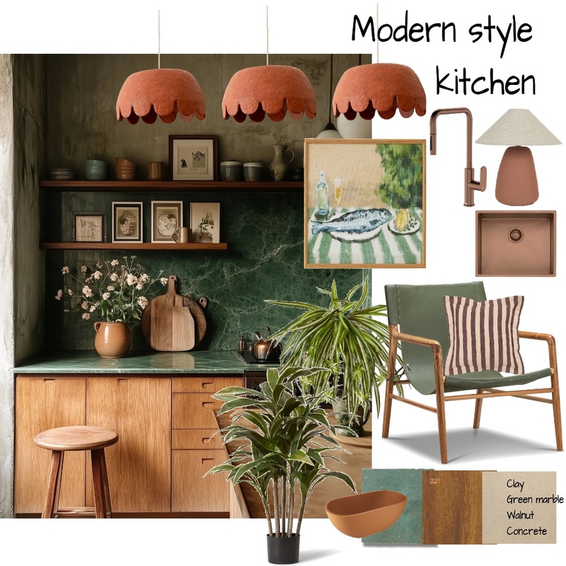Modern Style Kitchen Mood Board by SarBearDesi on Style Sourcebook