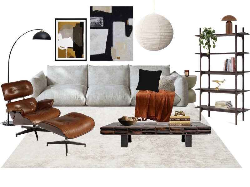 Mid Century Living Room Mood Board by lisahardie on Style Sourcebook