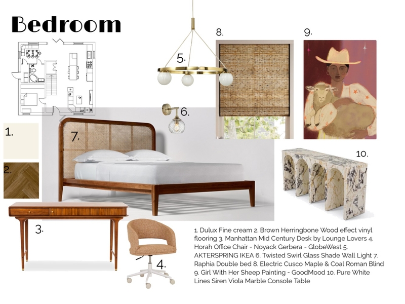Sample boards - Bedroom Mood Board by Jiuyuandi on Style Sourcebook