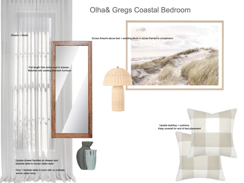 O & G Coastal Master Bedroom Mood Board by KM2639 on Style Sourcebook