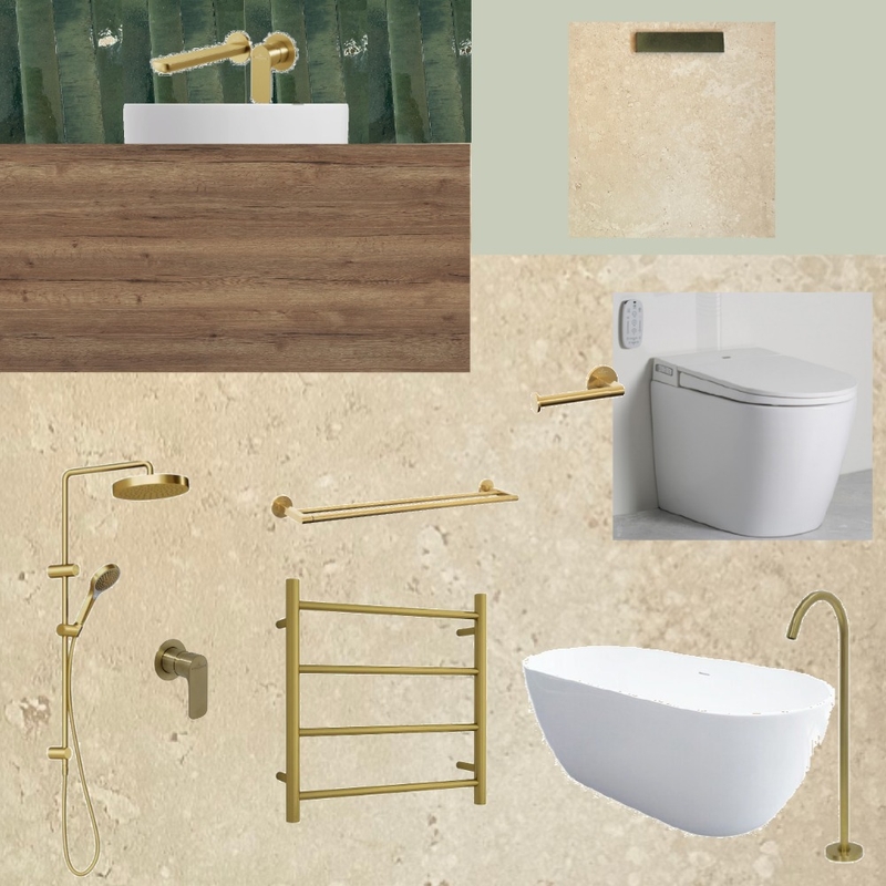 Ensuite Mood Board by Cobblestone Studios on Style Sourcebook