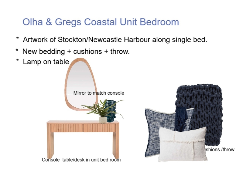o & G Coastal Unit Bedroom Mood Board by KM2639 on Style Sourcebook