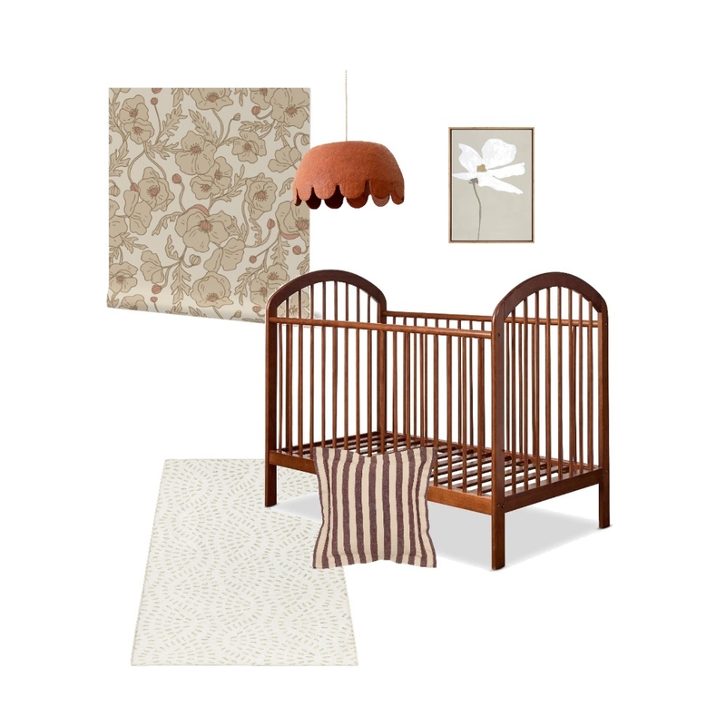 VINTAGE POPPIES NURSERY Mood Board by andreak on Style Sourcebook