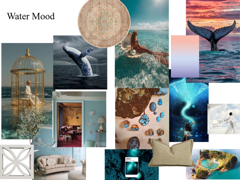 Water Mood Mood Board by Charlotte Symens on Style Sourcebook
