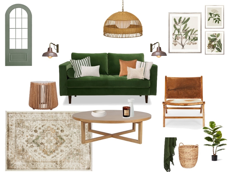 green living room Mood Board by Nitzan.foxi@gmail.com on Style Sourcebook