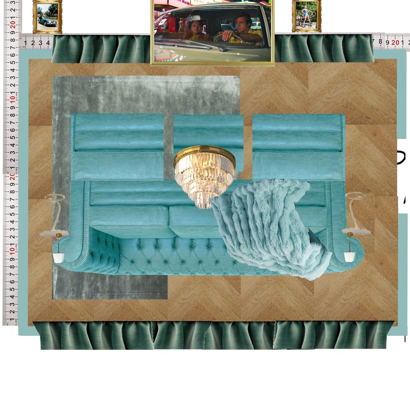 Cinema Teal Colour Drench Mood Board by dl2407 on Style Sourcebook