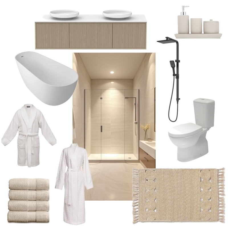 Tyshia Galteau Master Bathroom Mood Board by jdarinteriors on Style Sourcebook