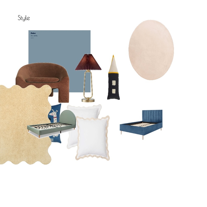 Boys bedroom Mood Board by jetrap on Style Sourcebook