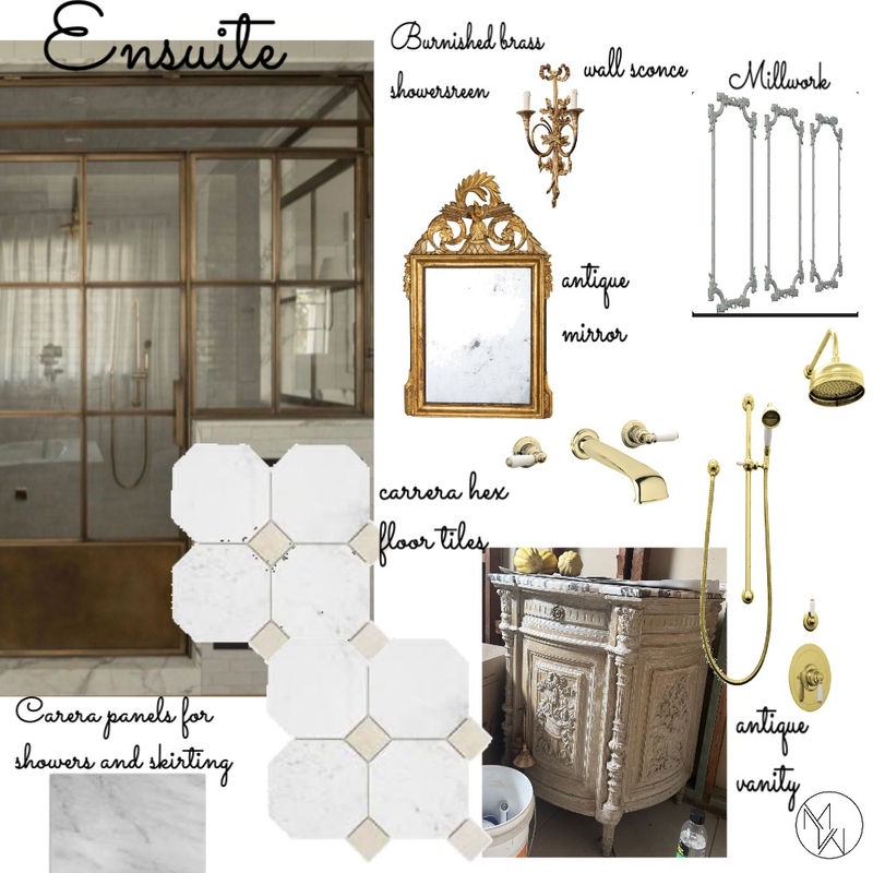 Ensuite mrs Kim Mood Board by mel wilson interiors on Style Sourcebook