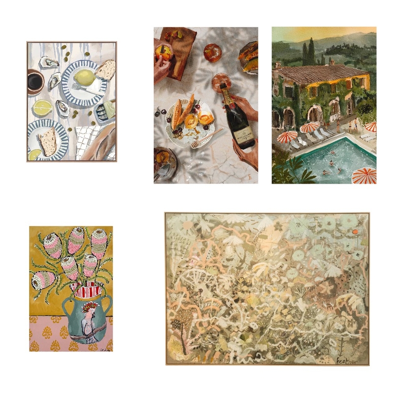 Artwork Mood Board by madi.wallace on Style Sourcebook