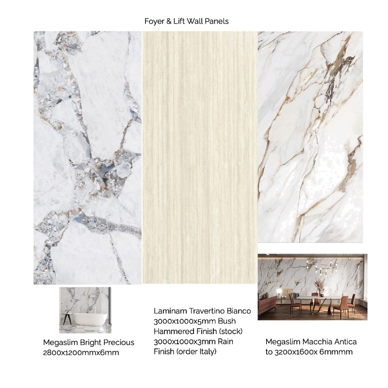 Foyer & Lift Wall Mood Board by Lets See Design on Style Sourcebook