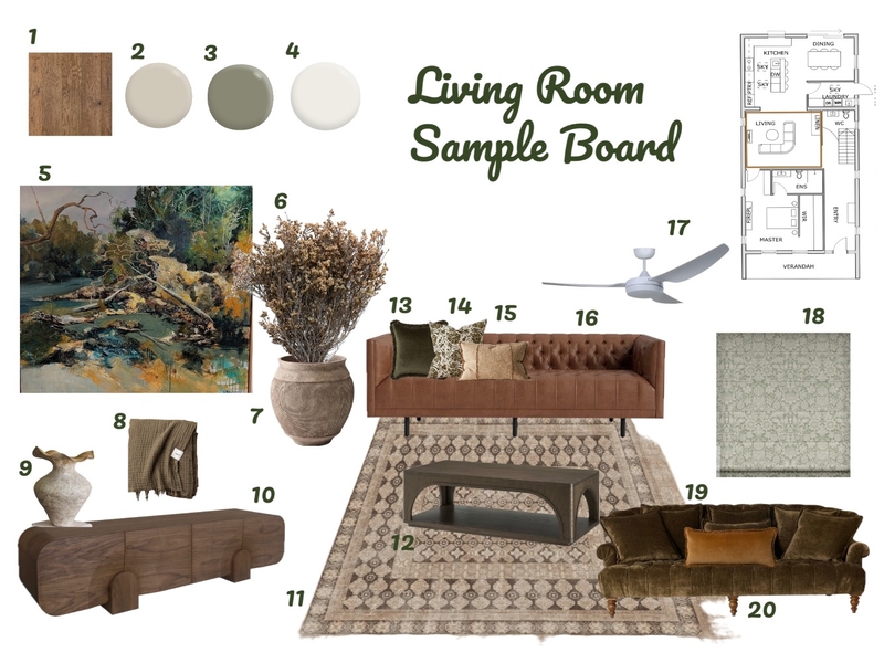 Living Room Sample Board Paddington Victorian Terrace House Mood Board by Dune Drifter Interiors on Style Sourcebook