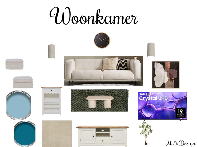 Sample Board Woonkamer Mood Board by Mel's Design on Style Sourcebook