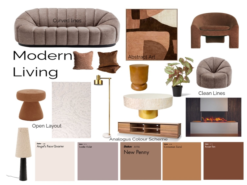 Modern Living Mood Board by Svensson Creative on Style Sourcebook