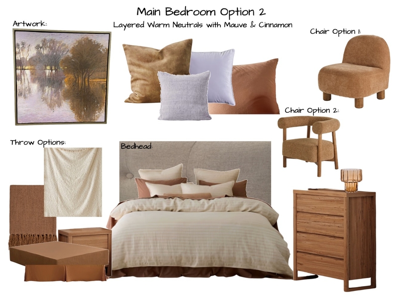 Sanchez Main Bedroom Option 2 Mood Board by Six Castle Designs on Style Sourcebook