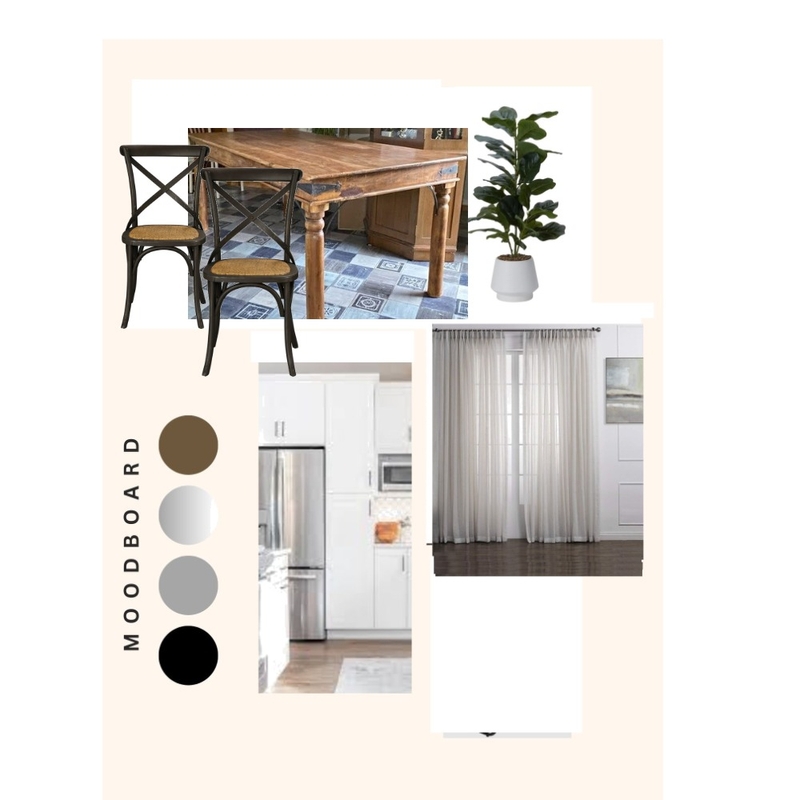 Kitchen Woods House Interior Design Mood Board by haideew