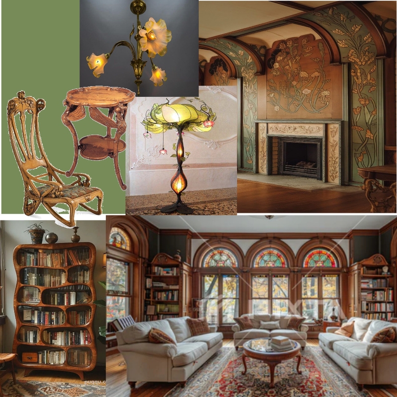Living Room Interior Design Mood Board by Aliki89
