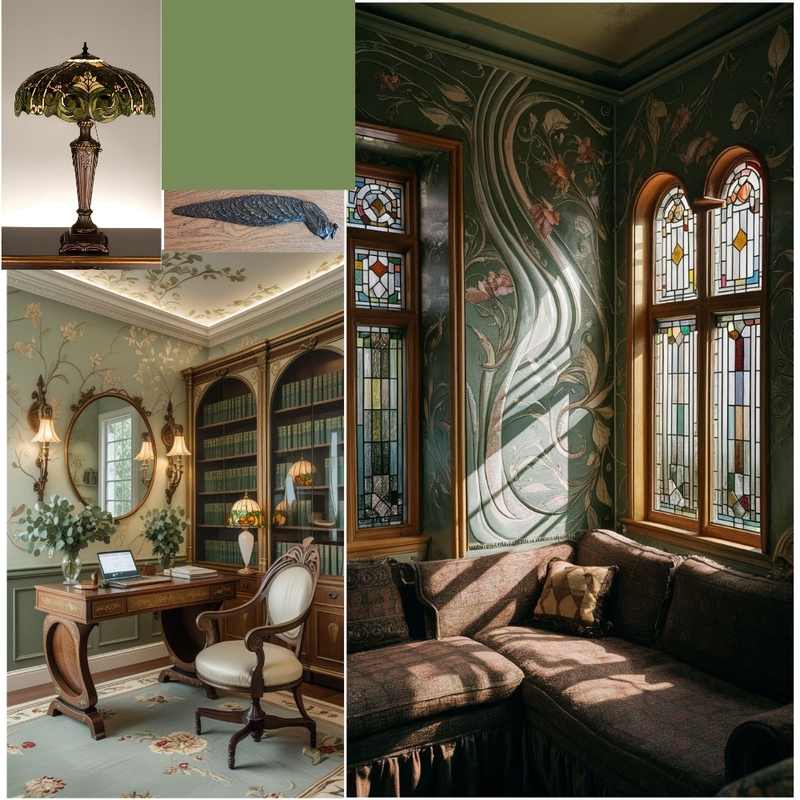 Home Office Interior Design Mood Board by Aliki89