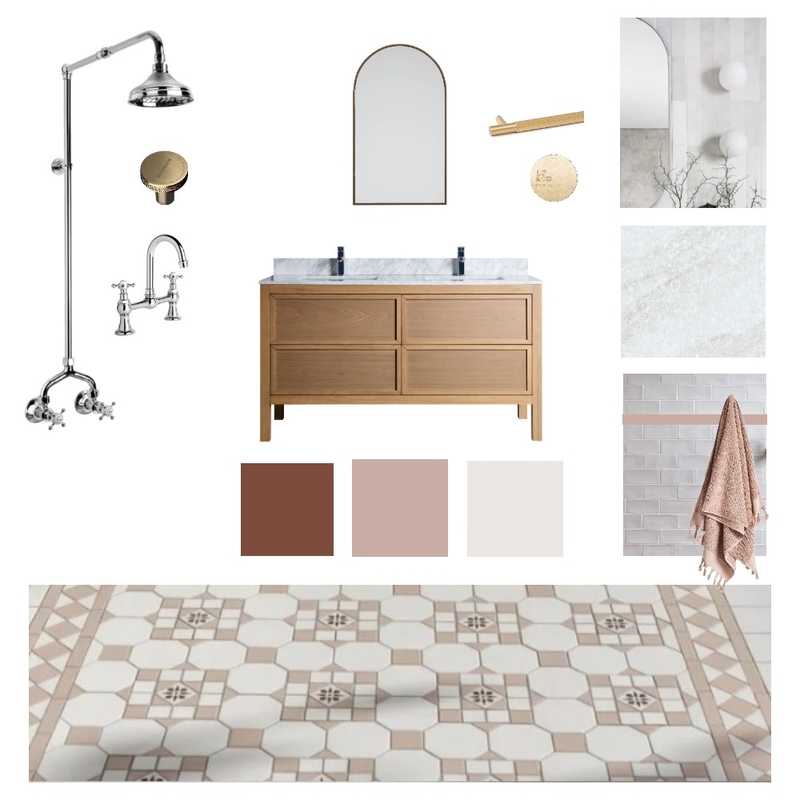 Hazlebank - Bathroom - Concept 11 Interior Design Mood Board by Dennis Hill Architecture