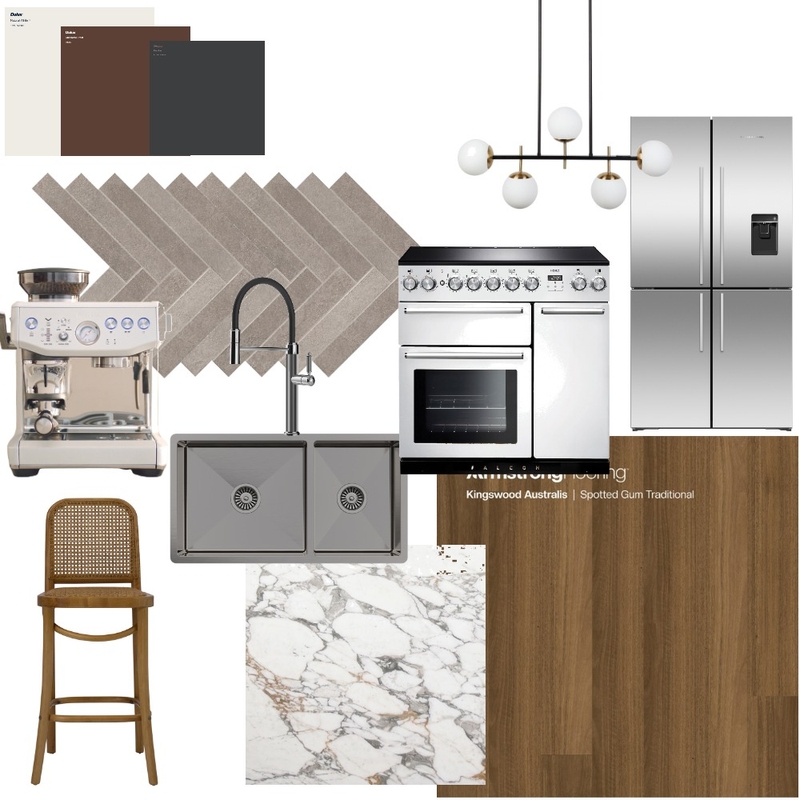 Dark Modern Kitchen Interior Design Mood Board by A.M. Interior Styling Dark Modern Kitchen Interior Design Mood Board by A.M. Interior Styling