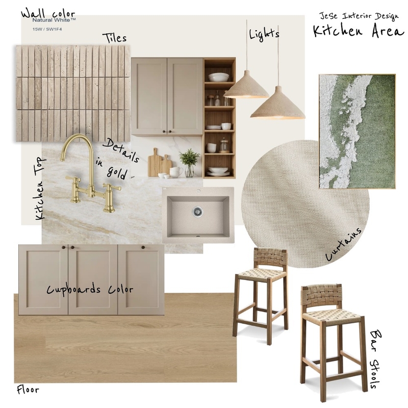 KITCHEN Interior Design Mood Board by JeSe Interior Design