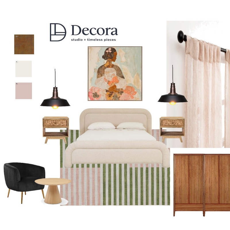 Mood board - bedroom Interior Design Mood Board by JudithRich