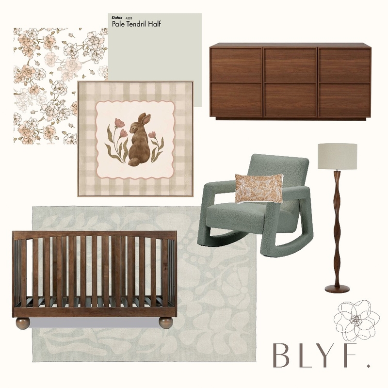 Woodland Nursery V2 Mood Board by BLYF Interiors on Style Sourcebook