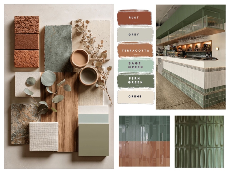 Earth colours Interior Design Mood Board by rosa@cabrabowls.com.au