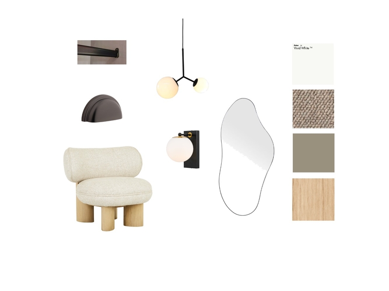 WARDROBE Interior Design Mood Board by Bajenovanastassia