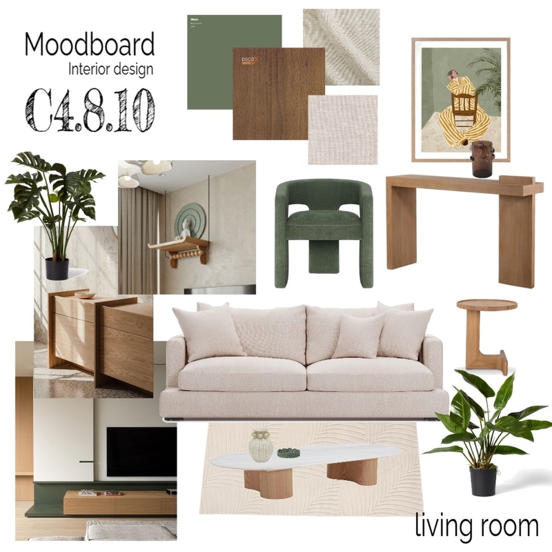 C4.8.10 Living Room Mood Board by tranmanhha1811 on Style Sourcebook